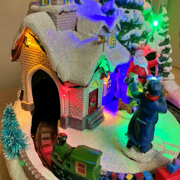 Christmas Village Musical Scene - Fantasy Lights Group