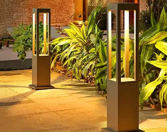 Stylish and modern design bollard lights