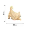 Acrylic Laying Cat Outdoor Decoration