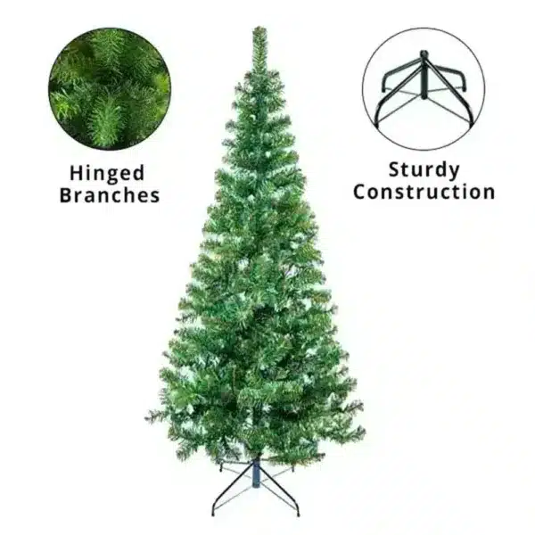 10ft tall premium artificial Christmas tree features