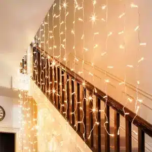 Connectable indoor LED curtain light 1.5m drop in ice white product image