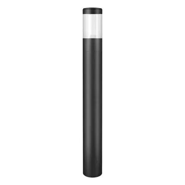 Grey Lantern Bollard Light 90CM