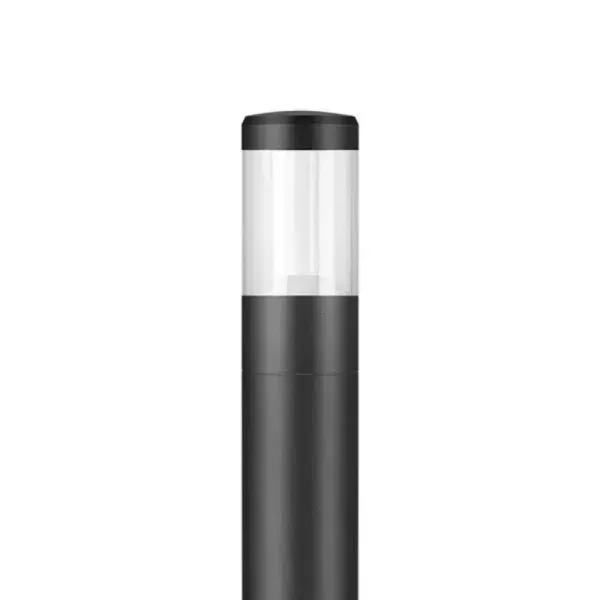 Grey Lantern Bollard Light 90CM