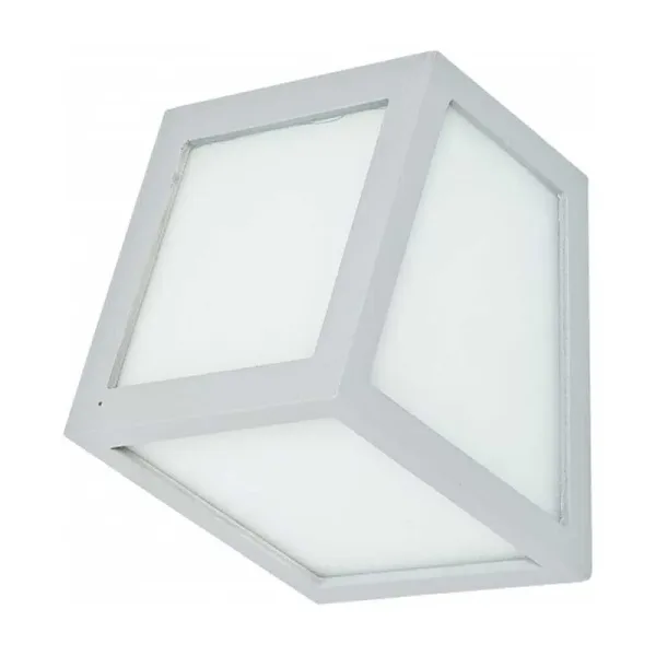 Grey Square Wall Light