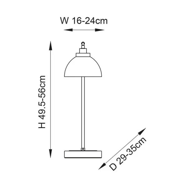 Modern Bright Nickel Plated Table Lamp