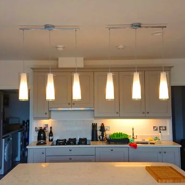 Opal Matt Glass Bar Pendant Light
