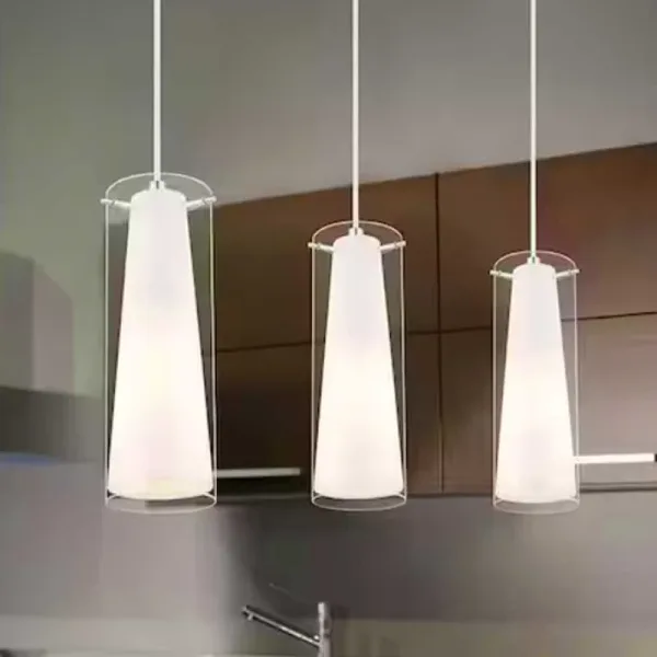 Opal Matt Glass Bar Pendant Light