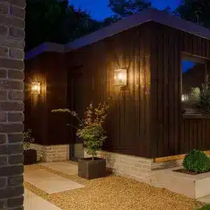 Outdoor Boxed Wall Light with PIR Sensor