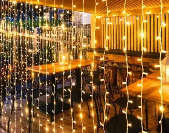 Connectable Curtain Christmas Lights