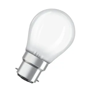 4W B22 Frosted Golf LED Bulb 2700K Non Dimmable
