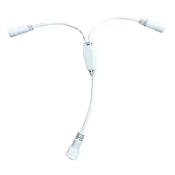 2 way mains voltage connector white