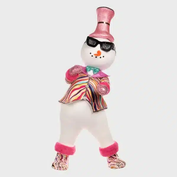3D large dancing funky snowman for indoor decoration
