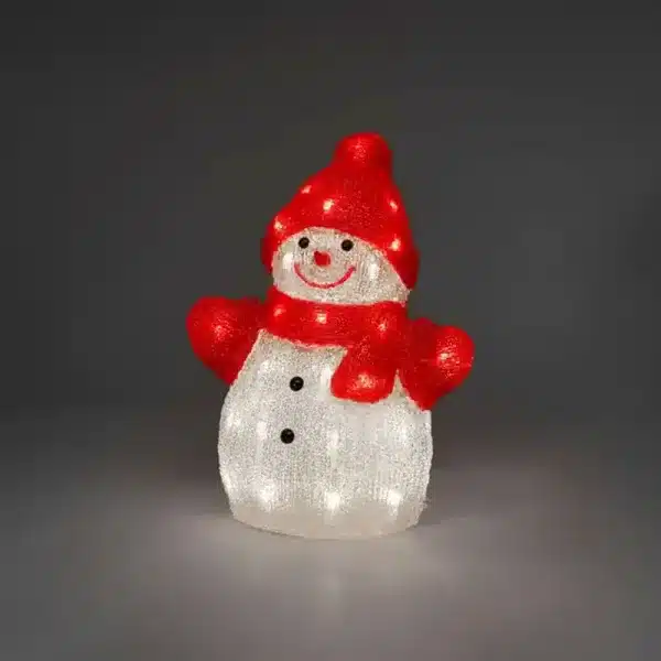 Snowman With Scarf Outdoor Christmas Decoration 32CM Tall