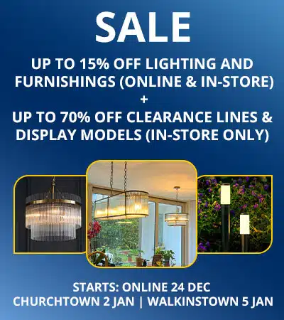 Indoor and outdoor lighting sale Ireland