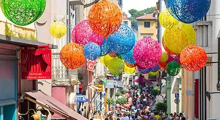 Summertime Commercial Street Decorations