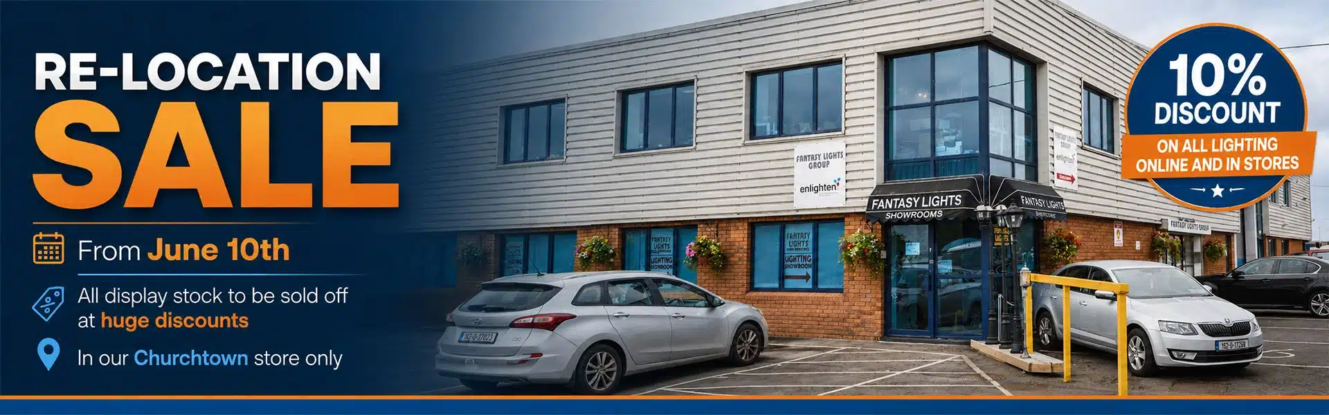 Churchtown showroom relocation sale