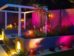 Hottest garden lighting trend of the year – Colour Changing Lights